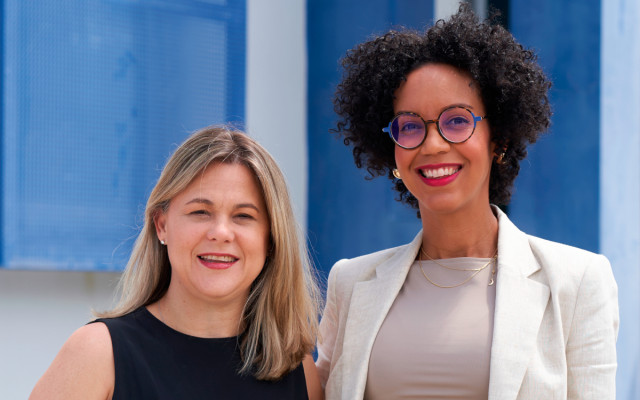Amanda Silva, outgoing executive director, and Karla Peña Romero, newly appointed executive director of Habitat for Humanity of Puerto Rico